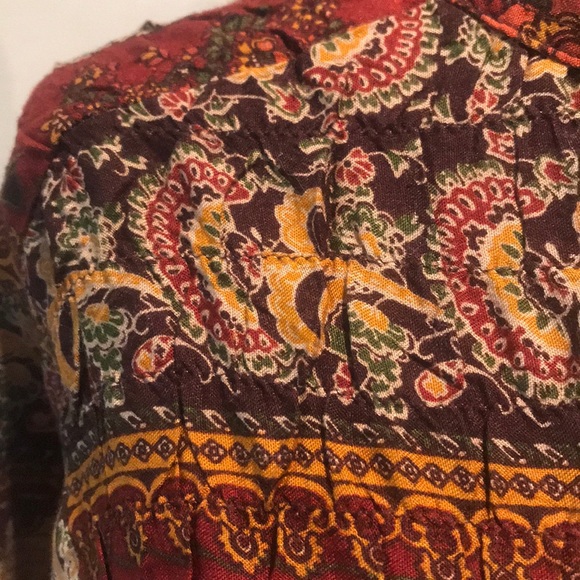 “BOHO” Vintage Brown Dress. - Picture 8 of 16